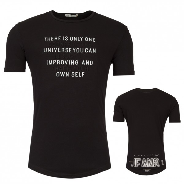 Heren Tunika T-shirt Universe Black Heren Tunika T-shirt Universe Black
